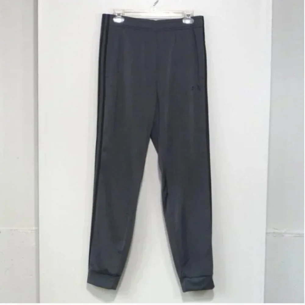 ADIDAS TRACK PANTS JOGGERS SIZE MEDIUM GRAY